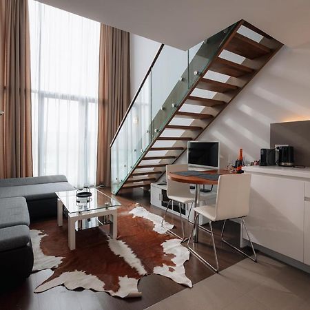 Skau Eurovea Duplex Apartment Danube Exclusive View Free Parking ブラチスラヴァ エクステリア 写真
